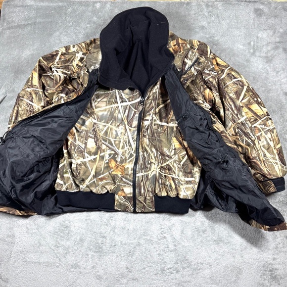 Game Winner Men's L Hunting Jacket Camo Insulated Hooded Coat NWOT Cold Weather - Picture 3 of 13